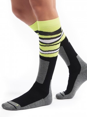 SKARPETY FISCHER COMFORT LADY SKI SOCK ALPINE MERINO WOOL BLACK