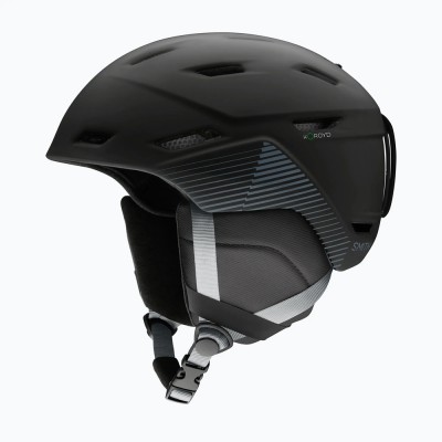 KASK SMITH MISSION MATTE BLACK STRIPES 2025